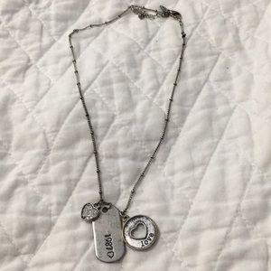 Aeropostale Dog Tag Necklace